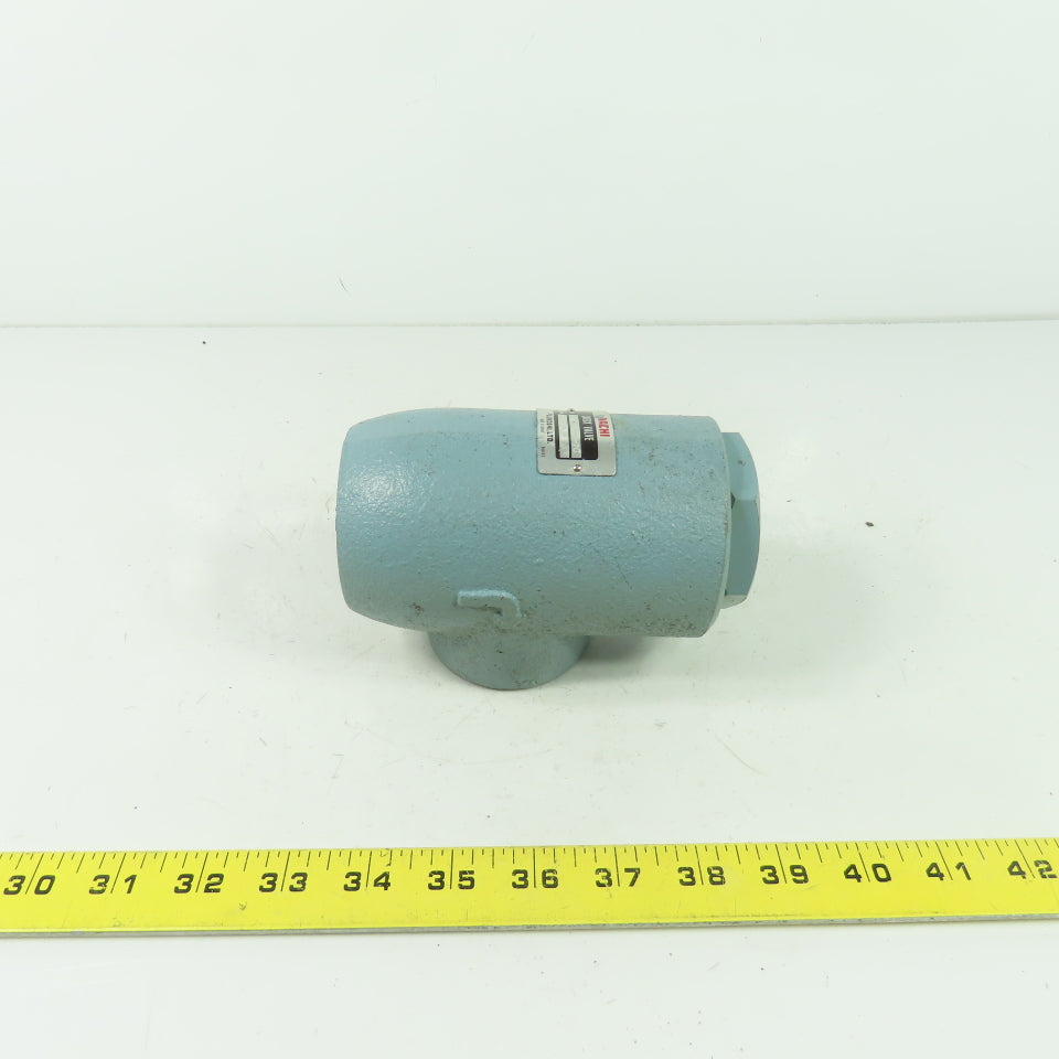 Nachi CA-T10-1-20 Right Angle In-Line Check Valve 1-1/4" 3045PSI 84.5GPM