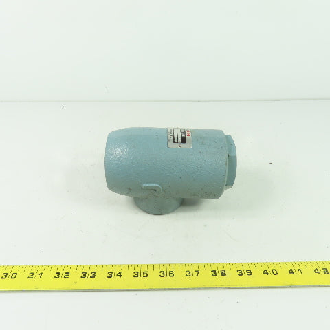 Nachi CA-T10-1-20 Right Angle In-Line Check Valve 1-1/4" 3045PSI 84.5GPM