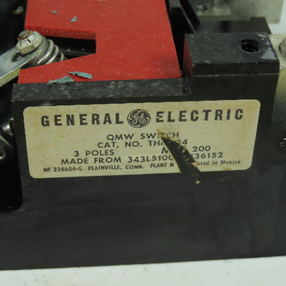 General Electric THMC34 QMW 3-Pole Fusible Disconnect Switch 600V 200A