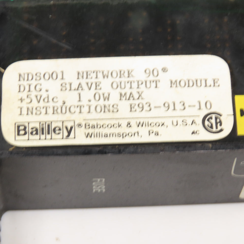 Bailey NDS001 Network 90 Digital Slave Output Module