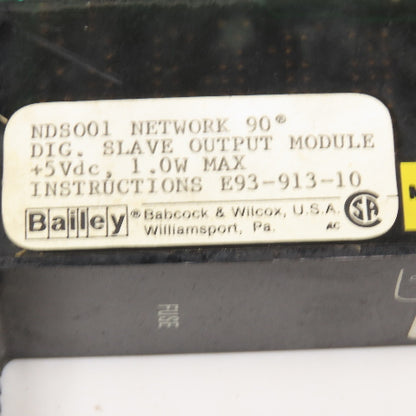 Bailey NDS001 Network 90 Digital Slave Output Module