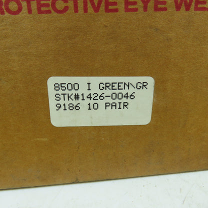Jackson 1426-0046 Protective Eyewear Safety Glasses Green Lot Of 6