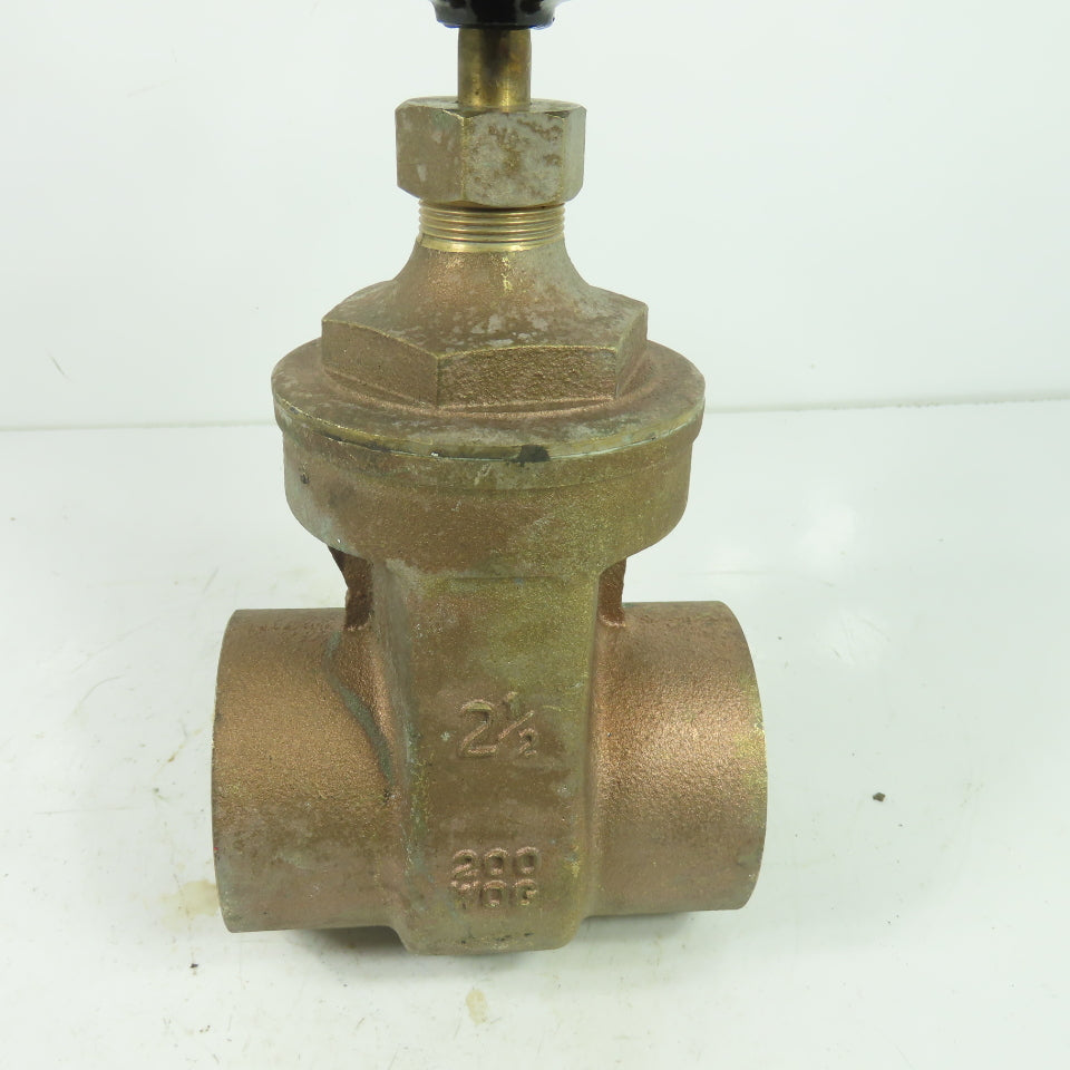Jomar 2-1/2" 200 WOG Brass Gate Valve