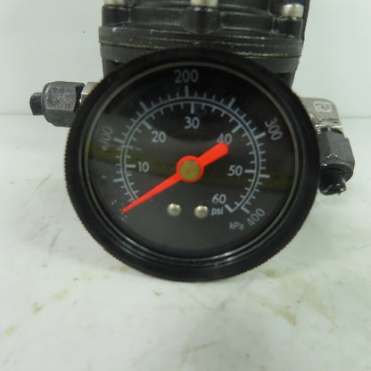 Fairchild Z16490-10243 Compressed Air Regulator 500PSI Max In 1-60PSIG Out