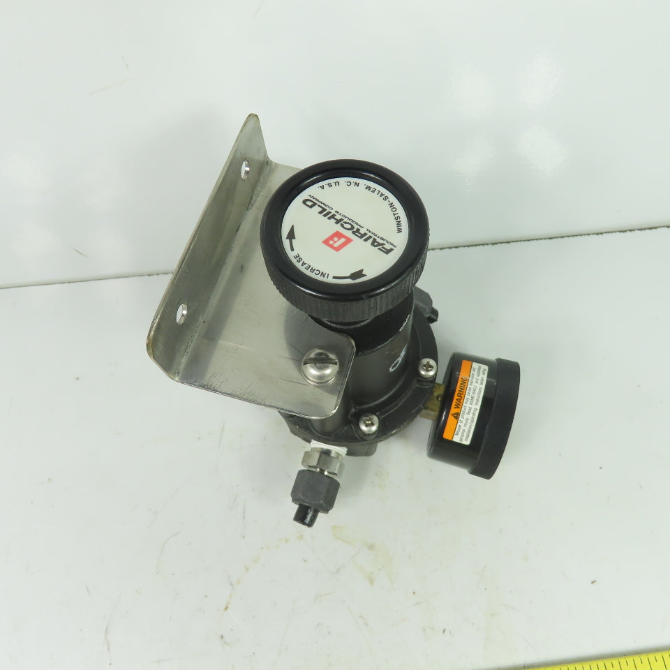 Fairchild Z16490-10243 Compressed Air Regulator 500PSI Max In 1-60PSIG Out