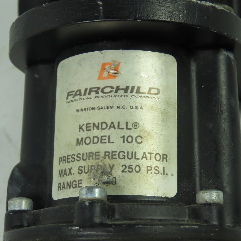 Fairchild 10C Compressed Air Regulator 250PSI Max 3/8" npt