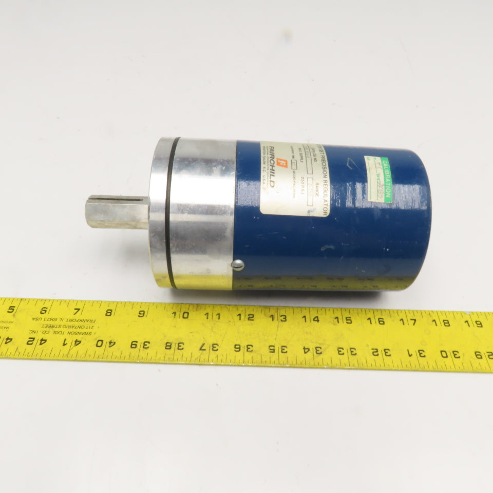 Fairchild 1210B-10163C 115V Pneumatic Regulator Set Motor 2-150PSI 82s Set Time