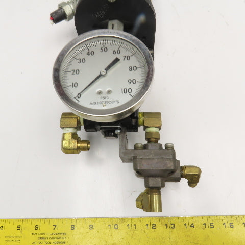 Fairchild 1210B-10163C 115V Motor Set Regulator 2-150PSI 311s Set Time