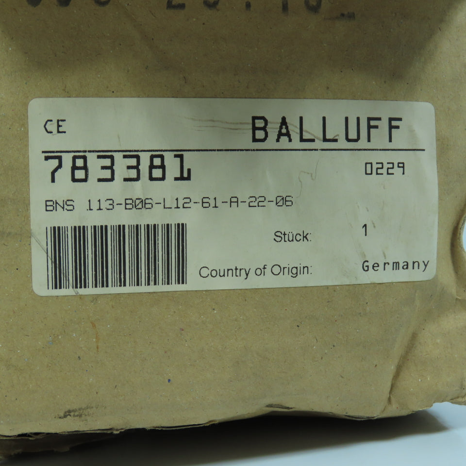 Balluff BNS 113-B6-L12-61-A-22-06 6-Position Roller Plunger Limit Switch NEW