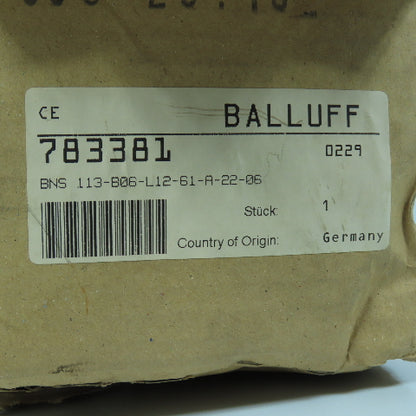 Balluff BNS 113-B6-L12-61-A-22-06 6-Position Roller Plunger Limit Switch NEW