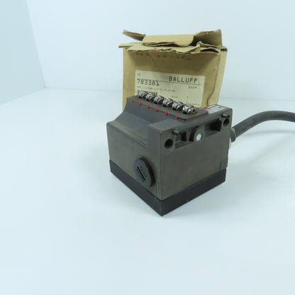 Balluff BNS 113-B6-L12-61-A-22-06 6-Position Roller Plunger Limit Switch NEW