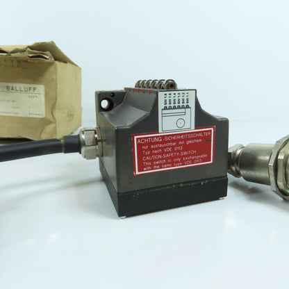 Balluff BNS 113-B6-L12-61-A-22-06 6-Position Roller Plunger Limit Switch NEW