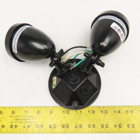 Dual Lite OCRDB0605 6V 5W Halogen 2 Head Outdoor Lighting Includes Bulbs