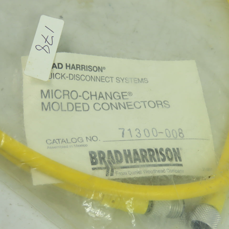 Brad Harrison Woodhead 71300-008 Micro Change Cordset Cable 3-Pin Male/Female