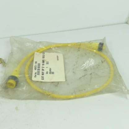 Daniel Woodhead 40973-18G Mini Change Cordset 3-Pin Male/Female 3' 18/3PVC 18AWG
