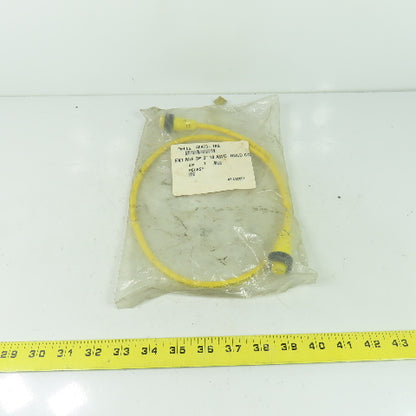 Daniel Woodhead 40973-18G Mini Change Cordset 3-Pin Male/Female 3' 18/3PVC 18AWG