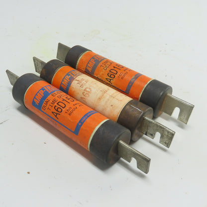 Gould Shawmut A6D150R Amp-Trap 2000 Dual Element Time Delay Fuse 600V 150A Lot/3