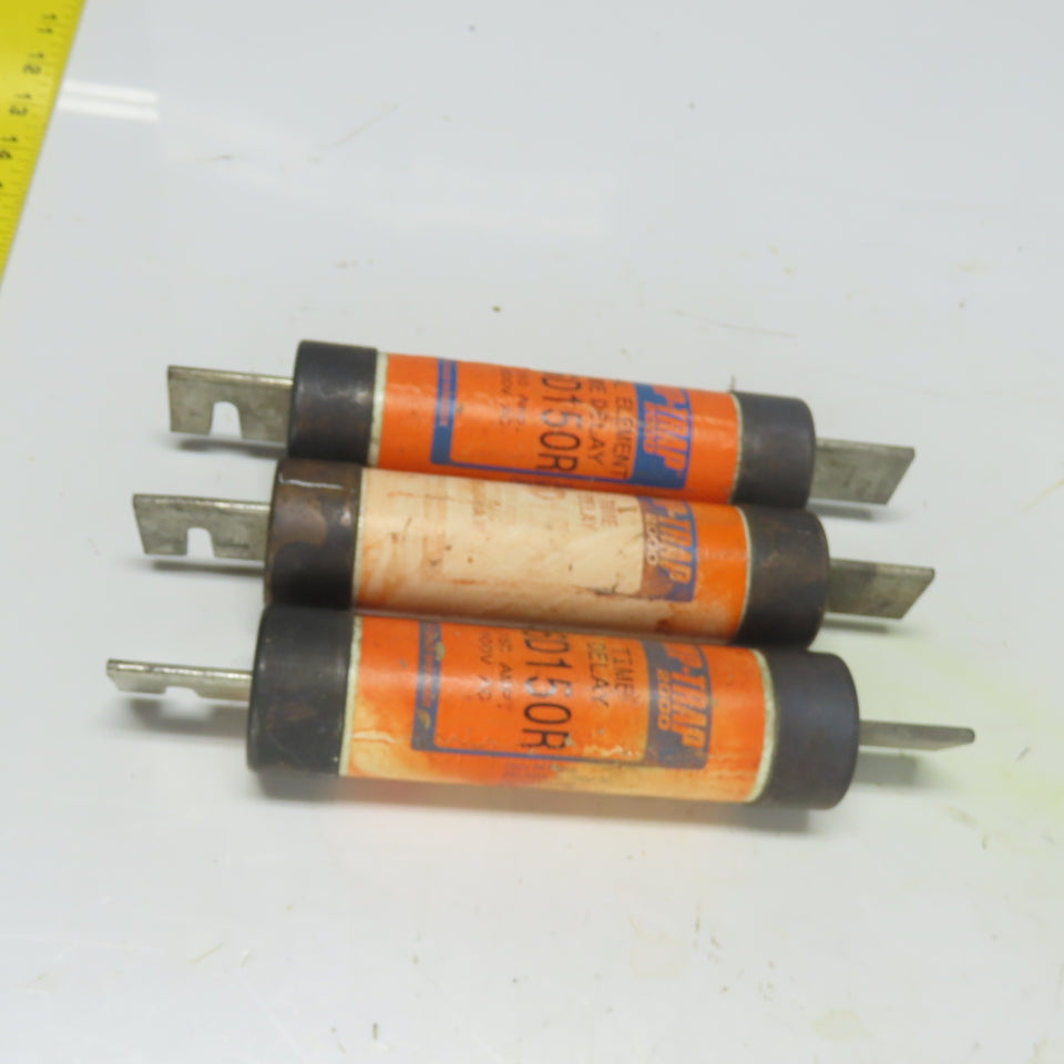 Gould Shawmut A6D150R Amp-Trap 2000 Dual Element Time Delay Fuse 600V 150A Lot/3