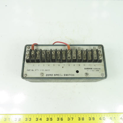 Airpax 075-130-0017 Zero Speed Switch 117VAC 12VDC 50-400Hz