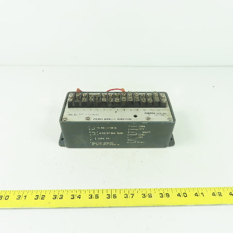 Airpax 075-130-0017 Zero Speed Switch 117VAC 12VDC 50-400Hz