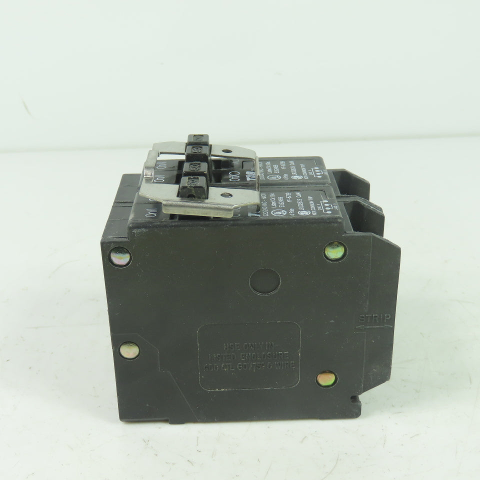 Thomas & Betts TBBQ220250 Quadplex 120/240VAC Circuit Breaker 2-Pole 20/50A