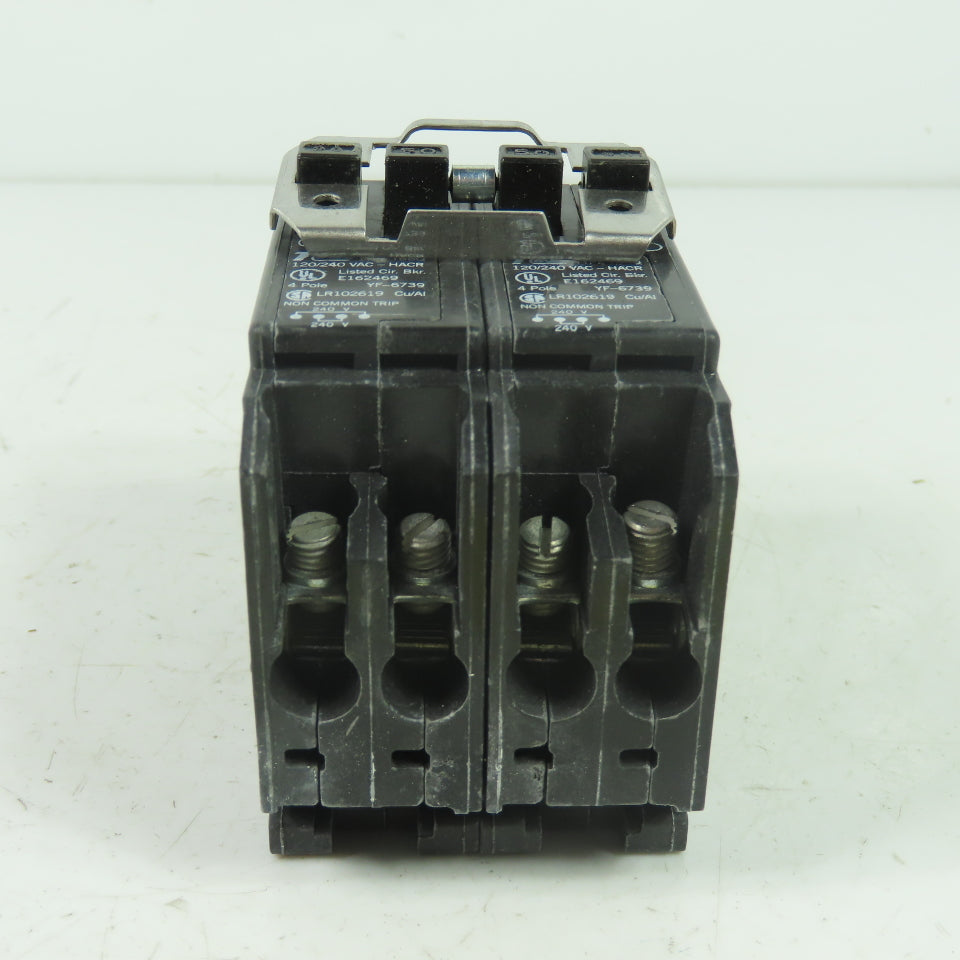 Thomas & Betts TBBQ220250 Quadplex 120/240VAC Circuit Breaker 2-Pole 20/50A