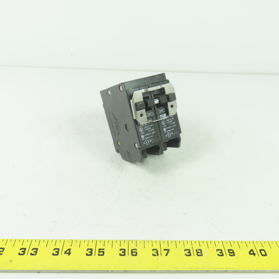 Thomas & Betts TBBQ220250 Quadplex 120/240VAC Circuit Breaker 2-Pole 20/50A
