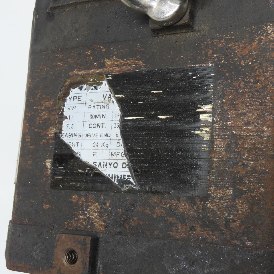 Okuma VAC-MML11/7.5R-156C 7.5KW AC Servo Motor 150V 1500/6000RPM