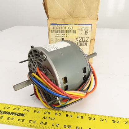 Marathon X202 YWD48A1101063B 1/4HP Electric Motor 1075RPM 208-230V 1PH 48Y Fr.