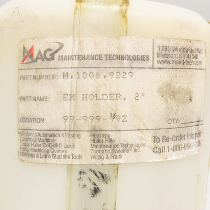 Giddings & Lewis 2B-76347 2" Tool Holder CAT 50 5-1/2" Projection