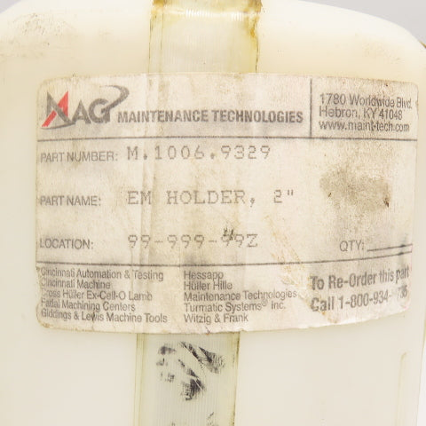Giddings & Lewis 2B-76347 2" Tool Holder CAT 50 5-1/2" Projection