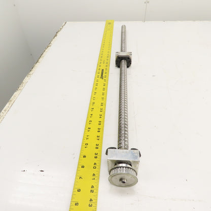 Strippit LVD PPEB 120/10 Ball Screw & Nut Assembly 888mm OAL 25mm OD 11mm Pitch