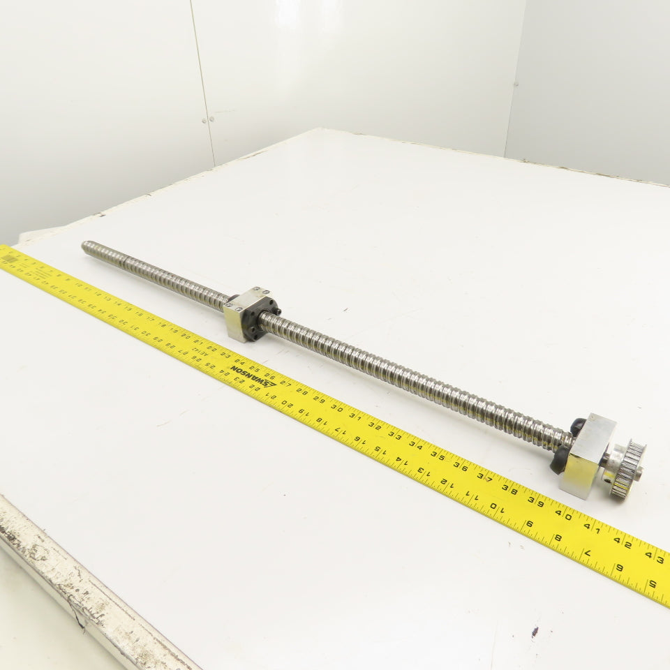 Strippit LVD PPEB 120/10 Ball Screw & Nut Assembly 888mm OAL 25mm OD 11mm Pitch