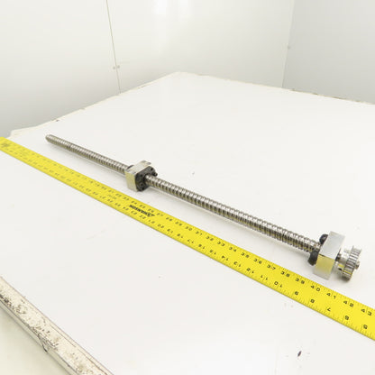 Strippit LVD PPEB 120/10 Ball Screw & Nut Assembly 888mm OAL 25mm OD 11mm Pitch