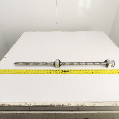 Strippit LVD PPEB 120/10 Ball Screw & Nut Assembly 888mm OAL 25mm OD 11mm Pitch