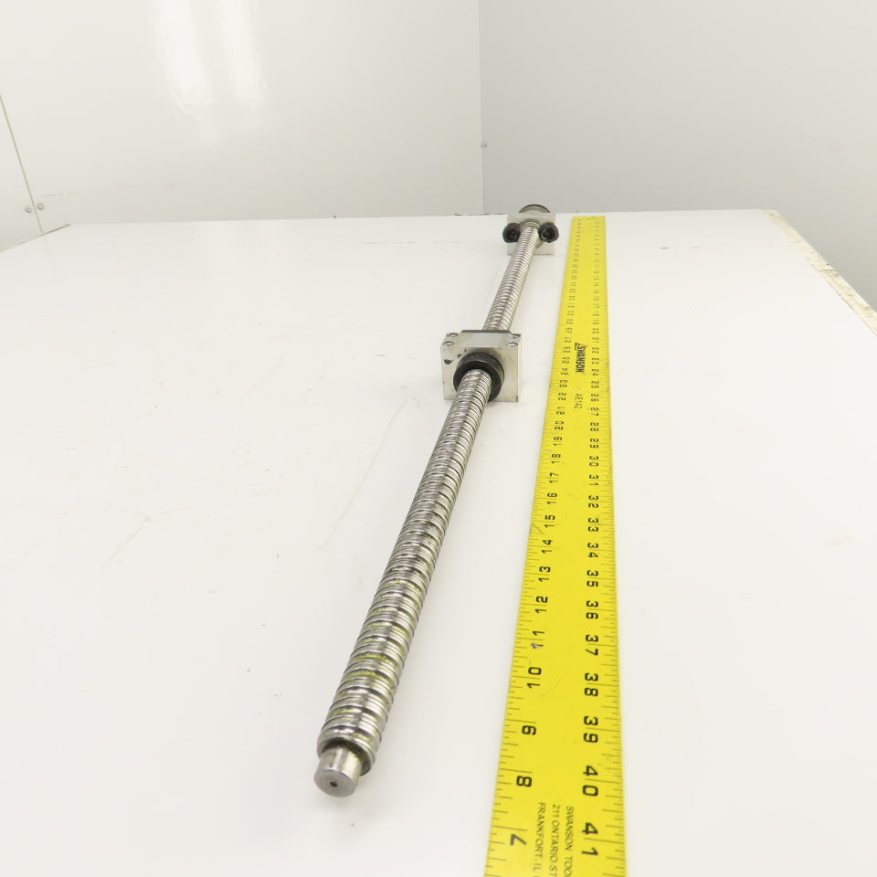 Strippit LVD PPEB 120/10 Ball Screw & Nut Assembly 888mm OAL 25mm OD 11mm Pitch
