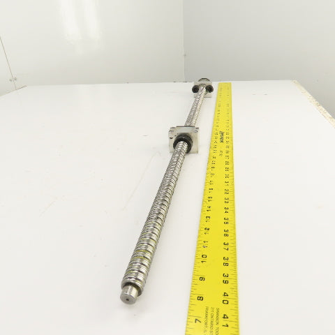 Strippit LVD PPEB 120/10 Ball Screw & Nut Assembly 888mm OAL 25mm OD 11mm Pitch