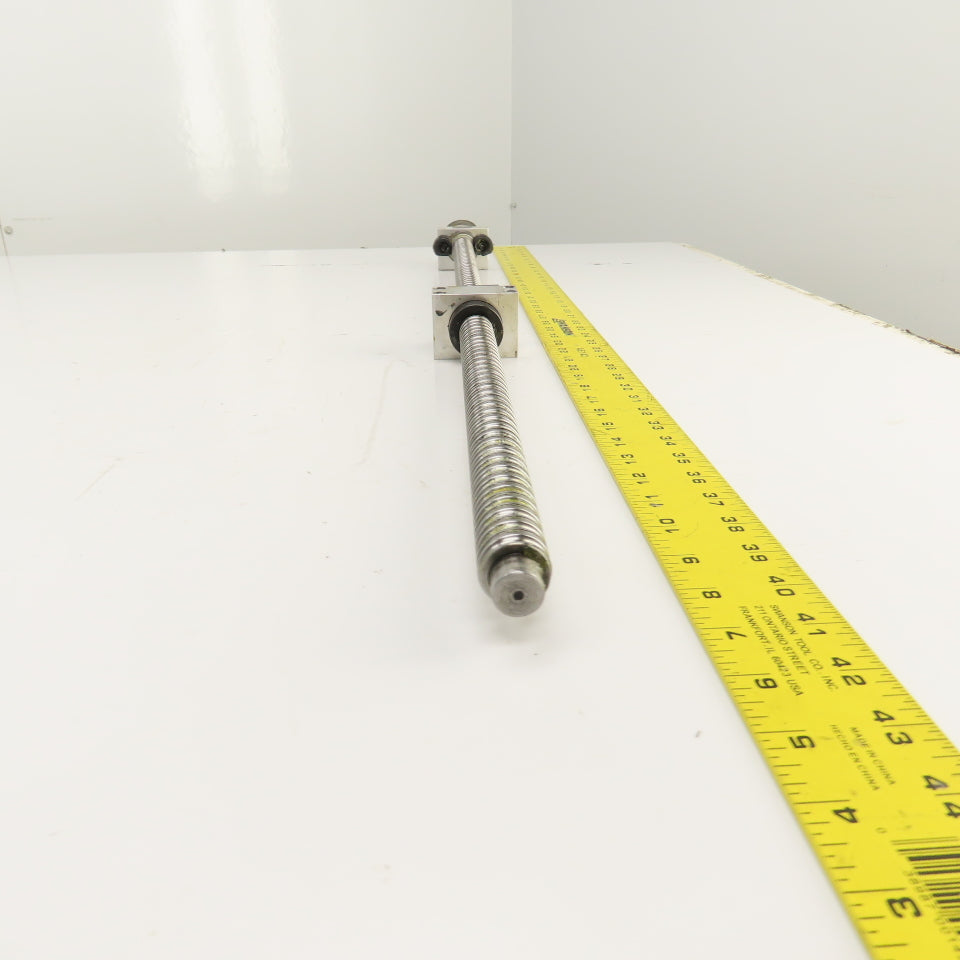 Strippit LVD PPEB 120/10 Ball Screw & Nut Assembly 888mm OAL 25mm OD 11mm Pitch