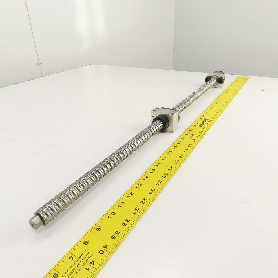 Strippit LVD PPEB 120/10 Ball Screw & Nut Assembly 888mm OAL 25mm OD 11mm Pitch