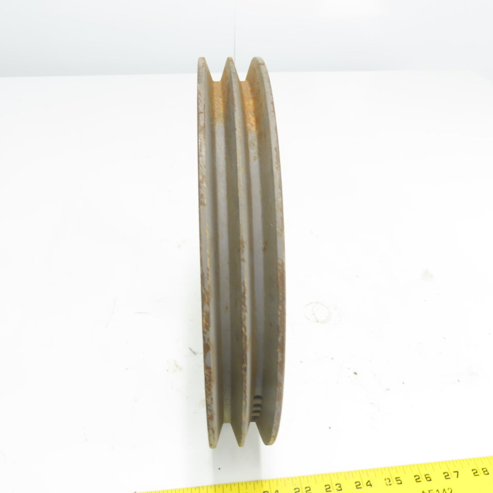 Browning 2BK120H 11-1/4" OD x 1-3/4" Wide 3 Groove V-Belt Pulley 1" Bore