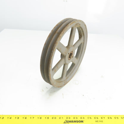 Browning 2BK120H 11-1/4" OD x 1-3/4" Wide 3 Groove V-Belt Pulley 1" Bore