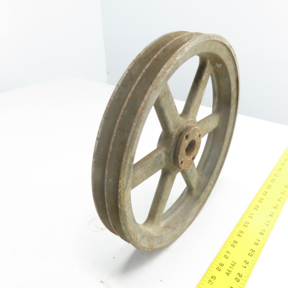 Browning 2BK120H 11-1/4" OD x 1-3/4" Wide 3 Groove V-Belt Pulley 1" Bore