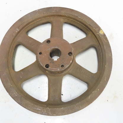 Browning 2894F 9-5/8" OD x 1-5/8" Wide 2 Groove V-Belt Pulley 31/32" Bore
