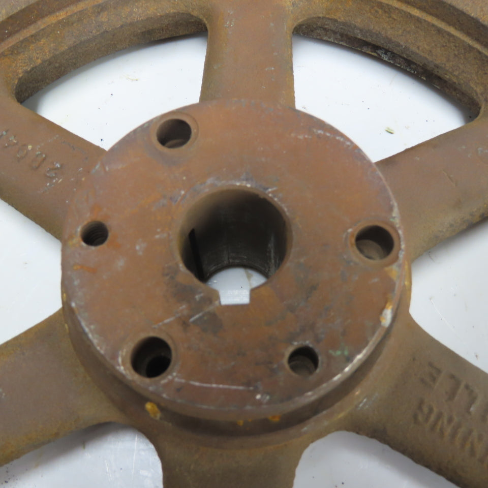 Browning 2894F 9-5/8" OD x 1-5/8" Wide 2 Groove V-Belt Pulley 31/32" Bore