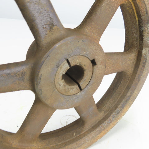 Browning 2894F 9-5/8" OD x 1-5/8" Wide 2 Groove V-Belt Pulley 31/32" Bore