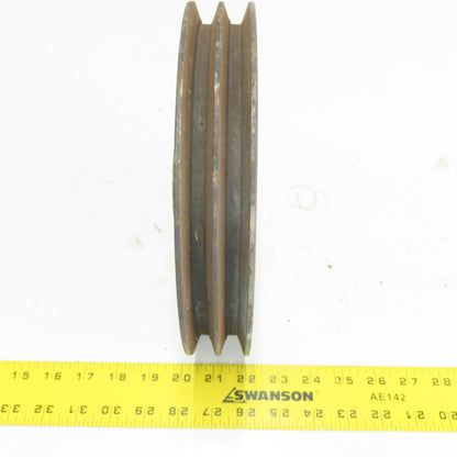 Browning 2894F 9-5/8" OD x 1-5/8" Wide 2 Groove V-Belt Pulley 31/32" Bore