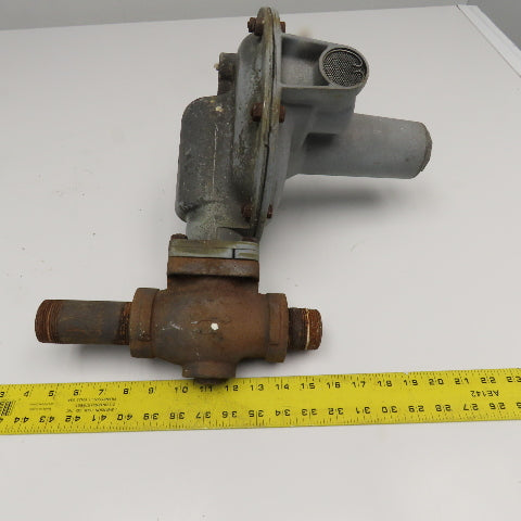 Rockwell 243-8 Type STD 1-1/2" NPT Gas Regulator 3/4"-10° Orifice