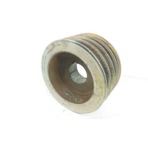 6-1/8" OD x 3-1/4" Wide 4 Groove V-Belt Pulley 1-15/16" Bore