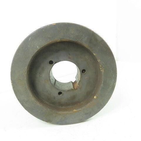 6-1/8" OD x 3-1/4" Wide 4 Groove V-Belt Pulley 1-15/16" Bore