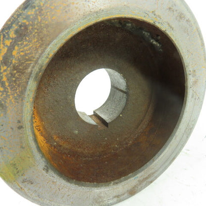 6-1/8" OD x 3-1/4" Wide 4 Groove V-Belt Pulley 1-15/16" Bore